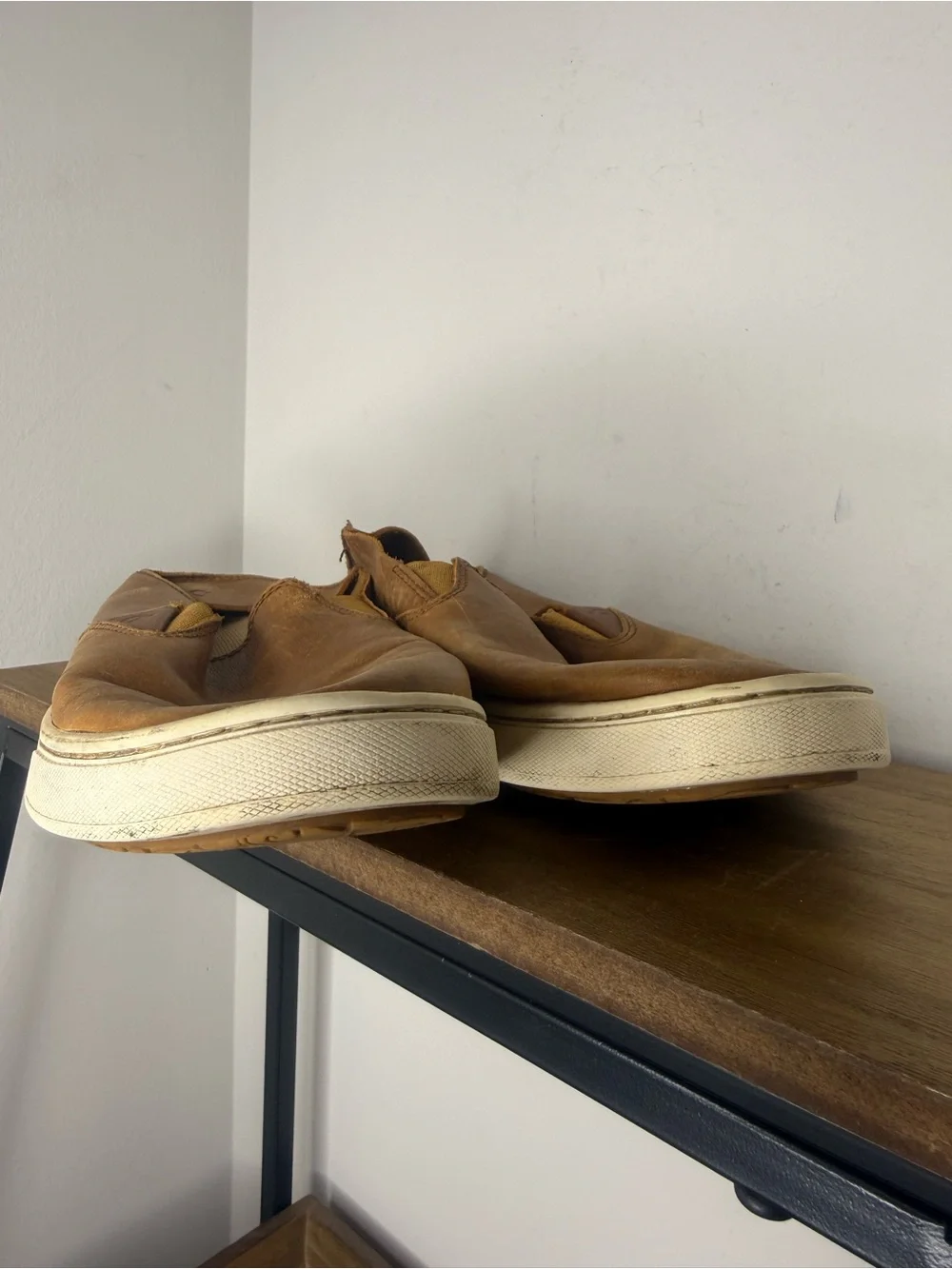 Women's OluKai Pehuea Leather Slip-On Shoes